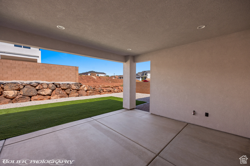 View of patio