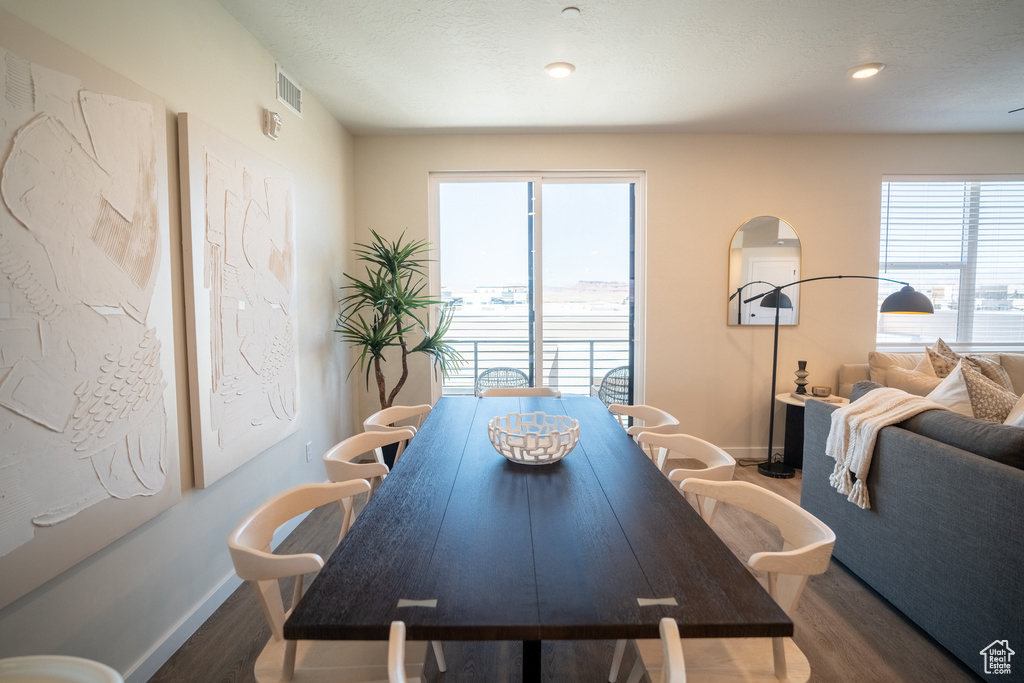 Dining room featuring hardwood / wood-style floors