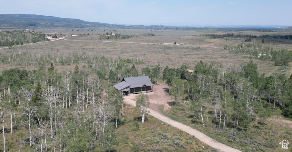 Drone / aerial view featuring a rural view