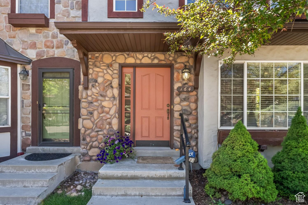 View of entrance to property