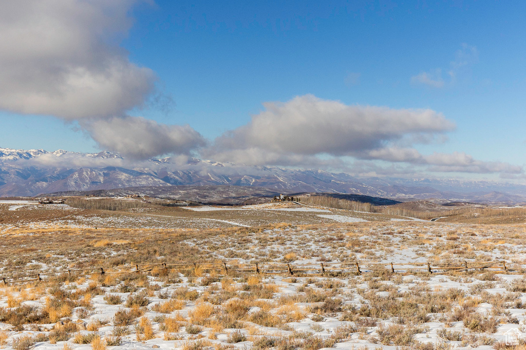 View of mountain background
