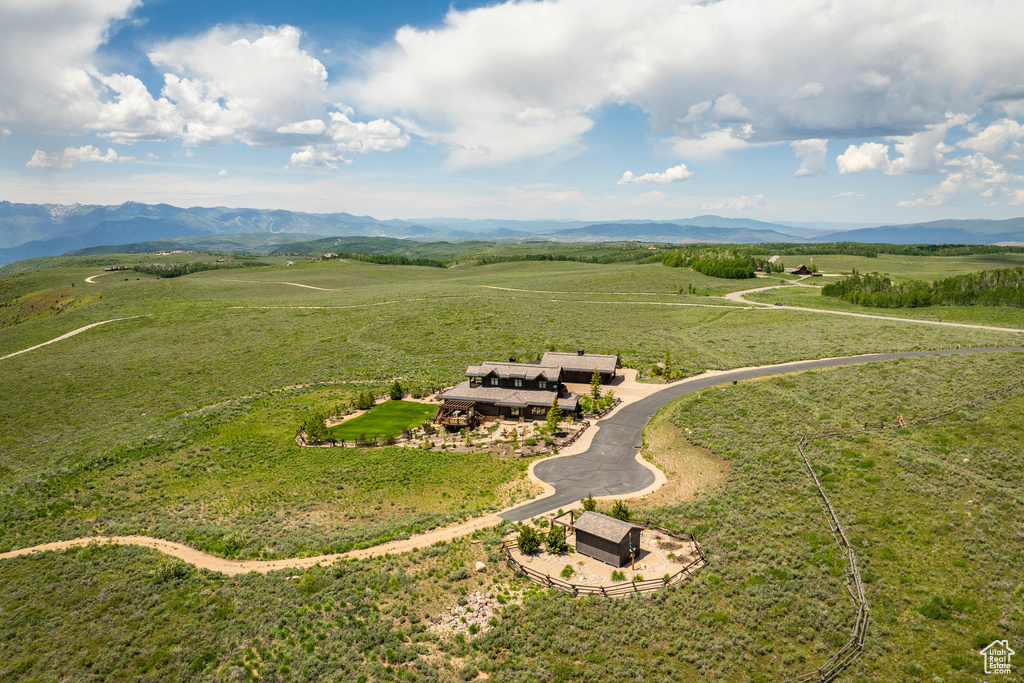 View of rural area featuring a mountain backdrop