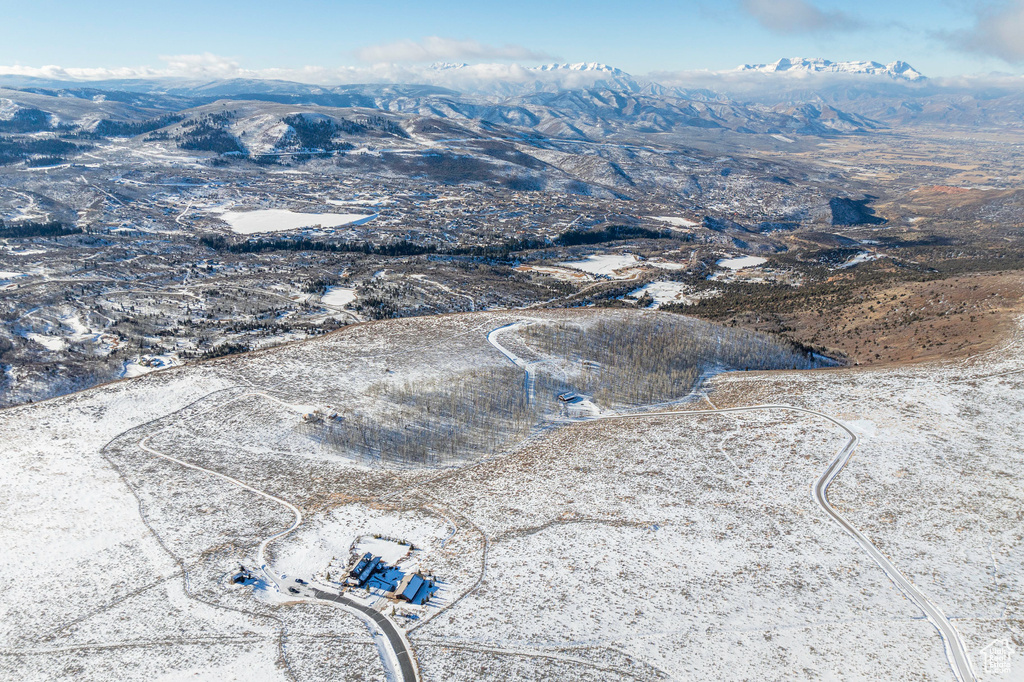 View of property location with a mountain backdrop