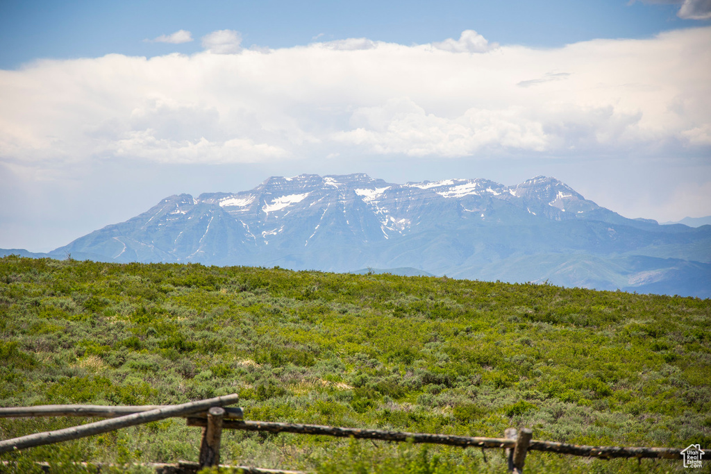 View of mountain background