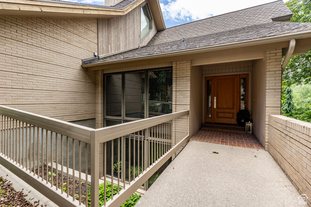 View of property entrance