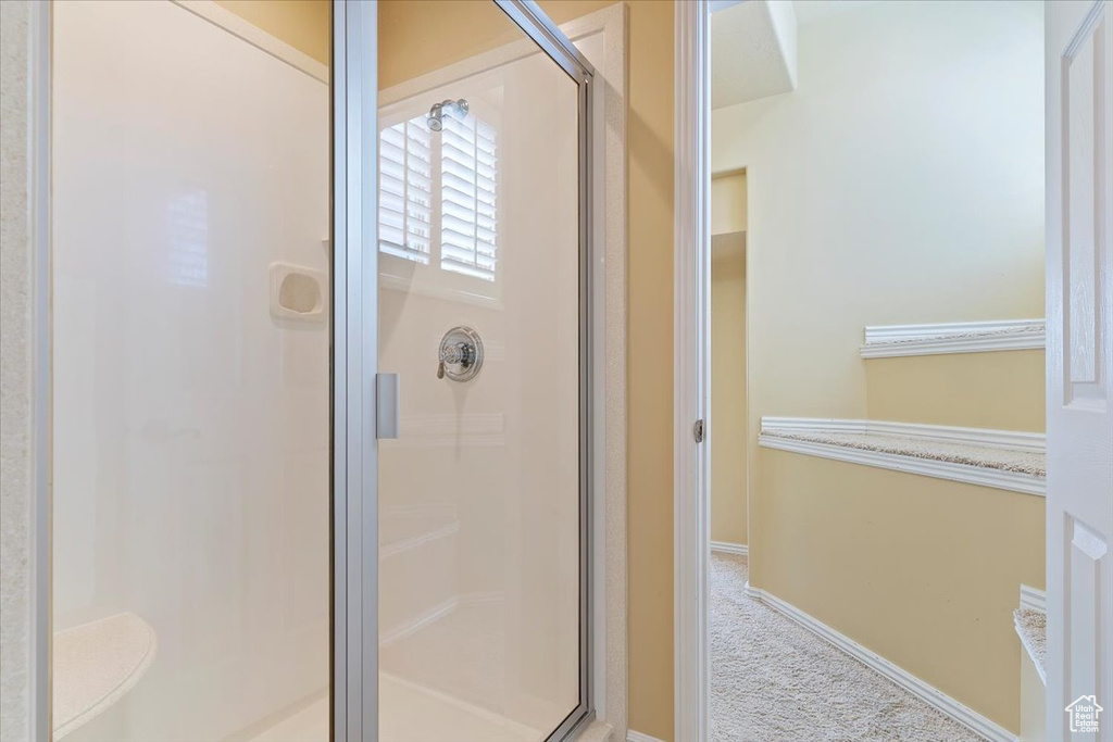 Bathroom with walk in shower