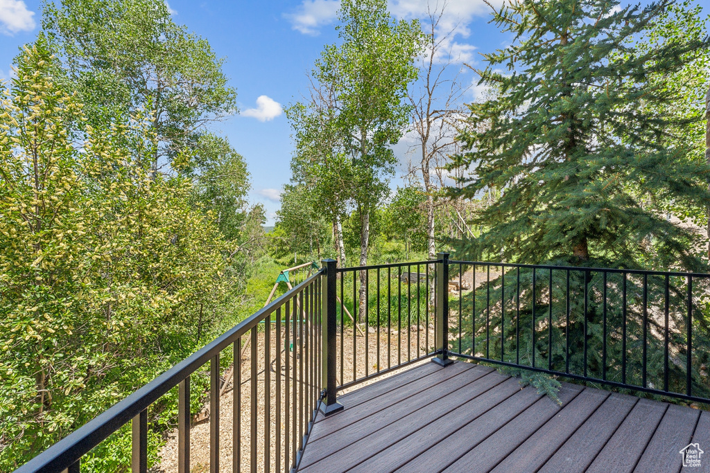 View of deck