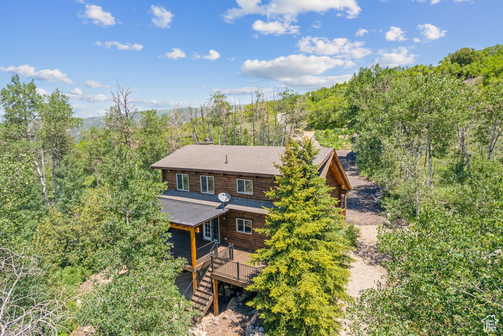 View of birds eye view of property