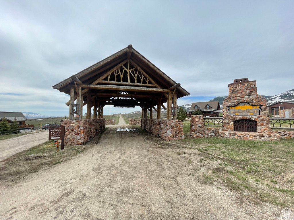 View of property's community featuring a gazebo