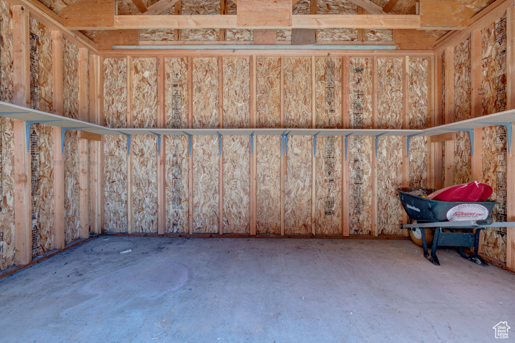 View of storage room