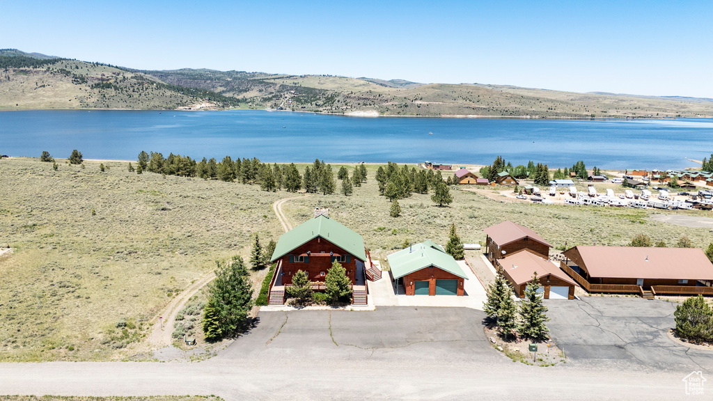 Property view of water featuring a mountain view