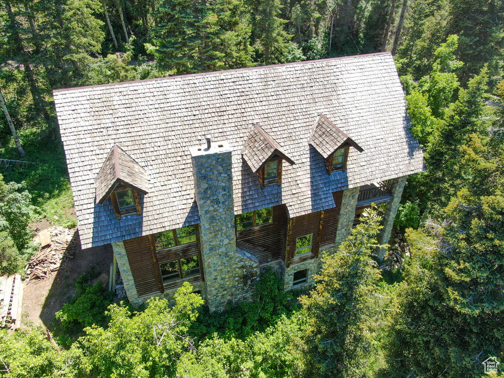 View of birds eye view of property