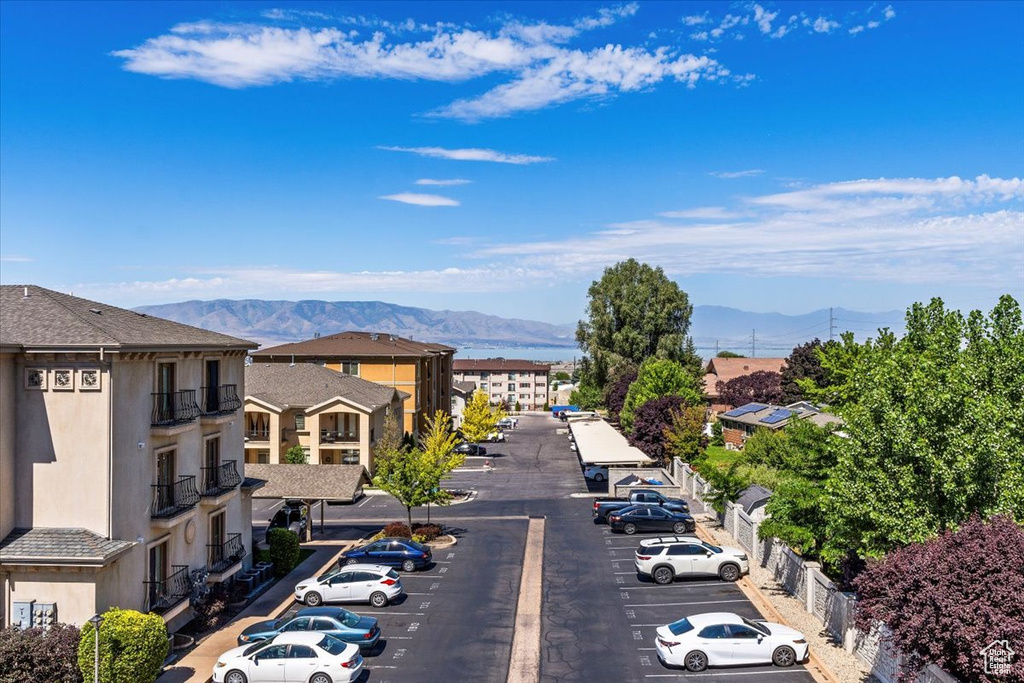 View of street featuring a mountain view