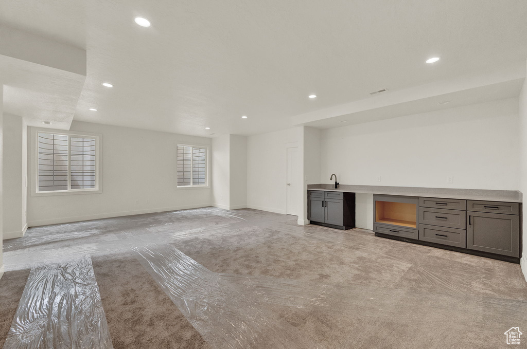 View of unfurnished living room