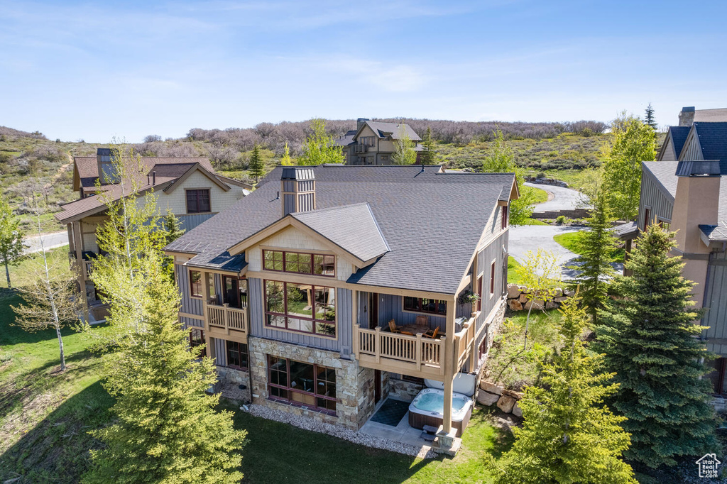 View of rear view of house