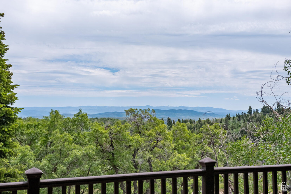 Water view featuring a mountain view