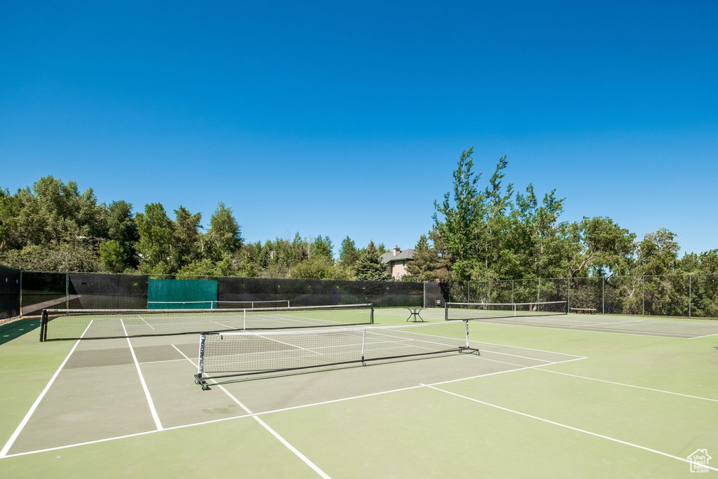 View of sport court