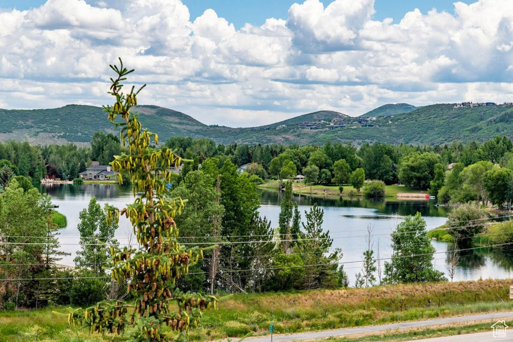 Property view of water featuring a mountain view