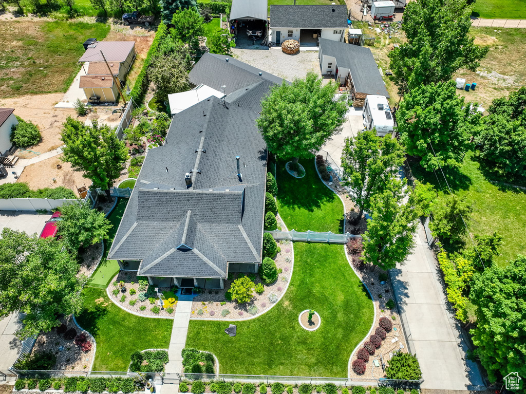 View of birds eye view of property