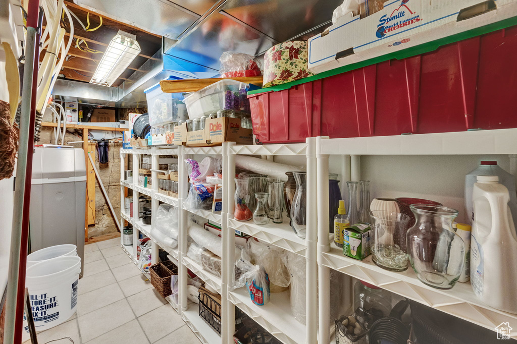 View of storage area