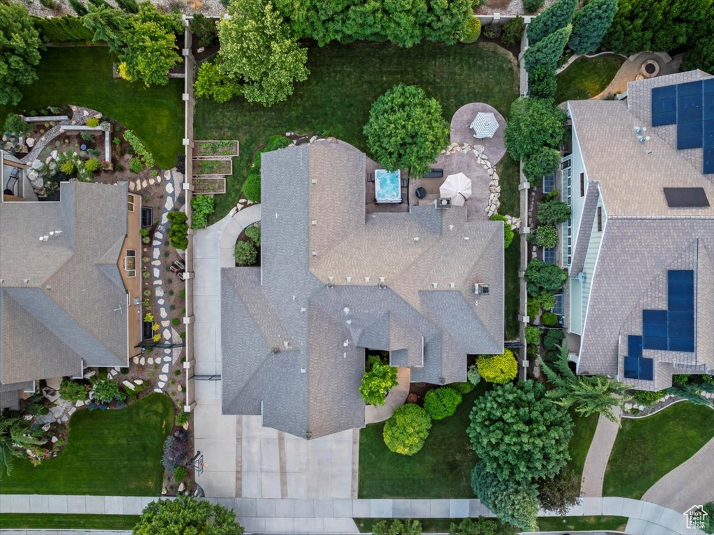 View of birds eye view of property