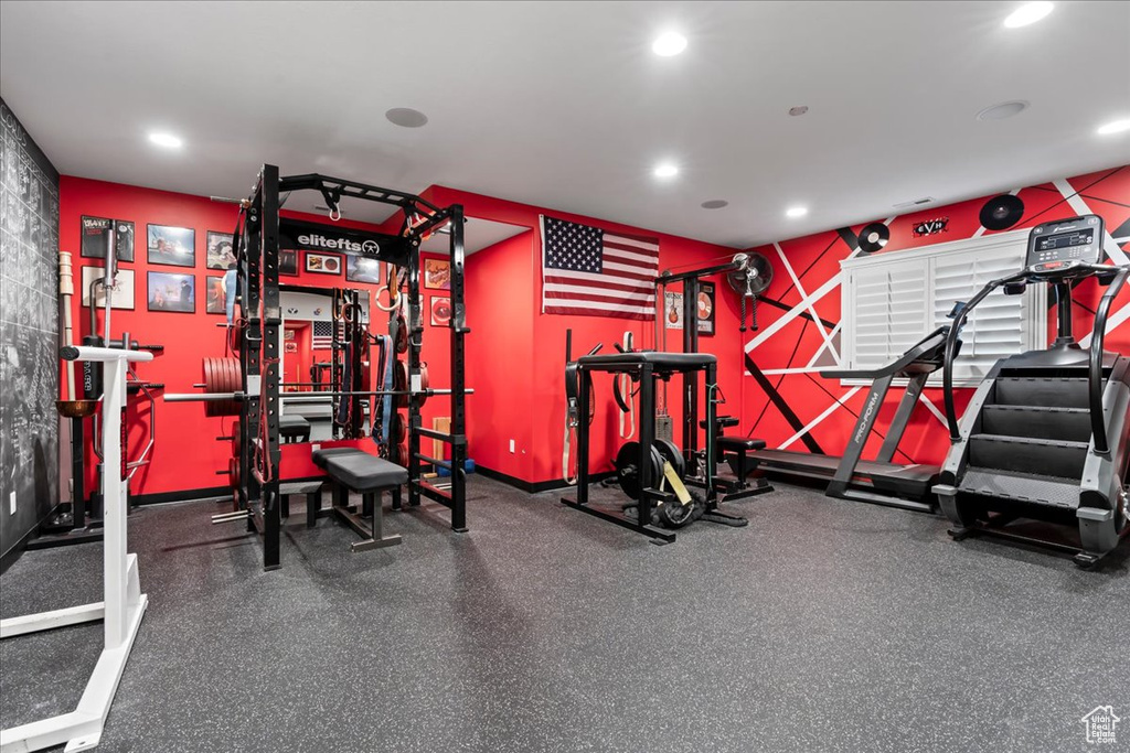 View of exercise room