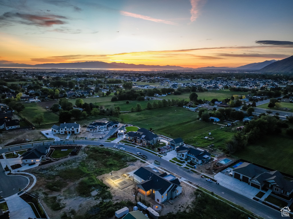View of property location featuring mountains