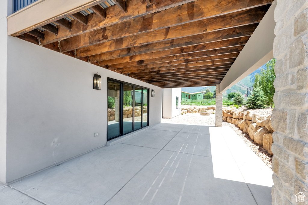 View of patio