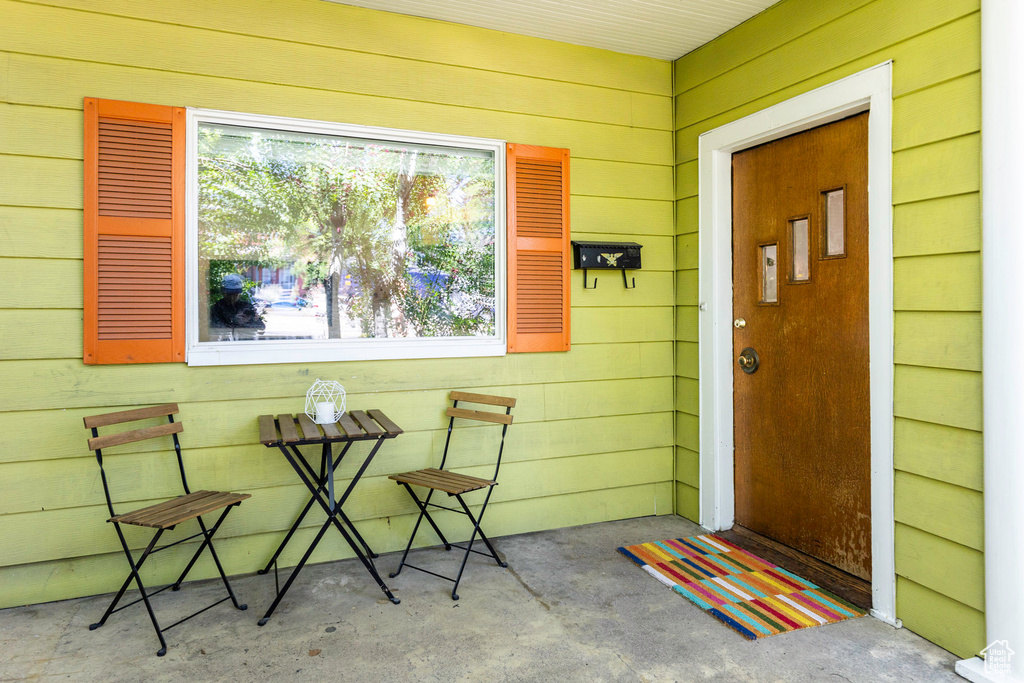 View of entrance to property