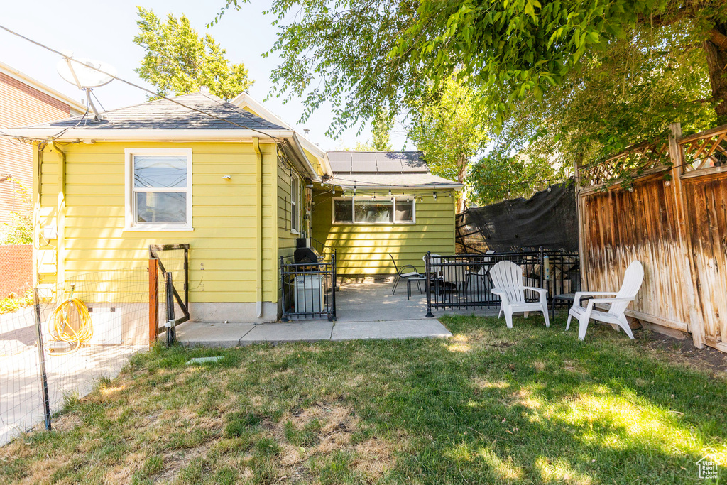 View of yard featuring a patio area