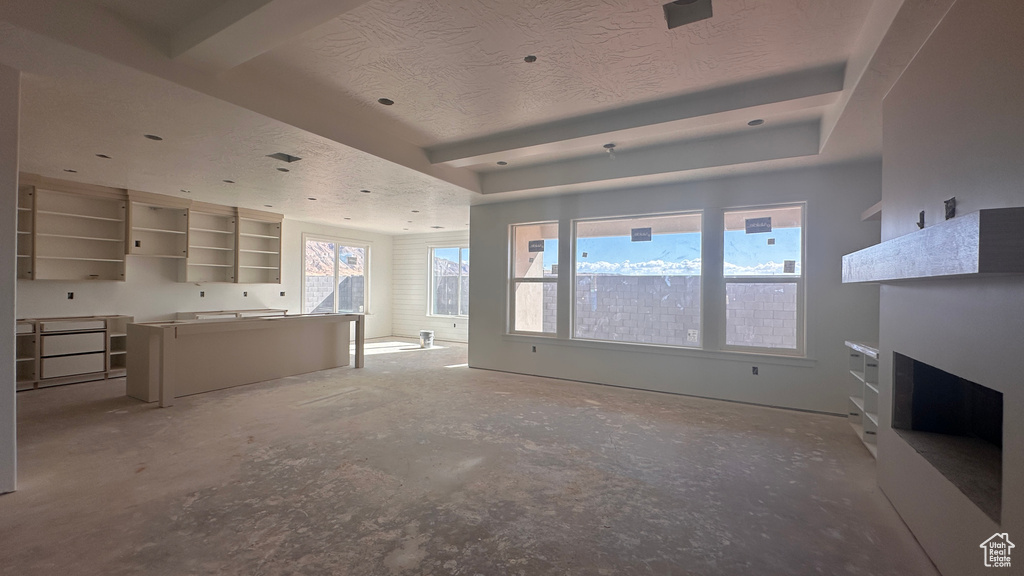 View of unfurnished living room