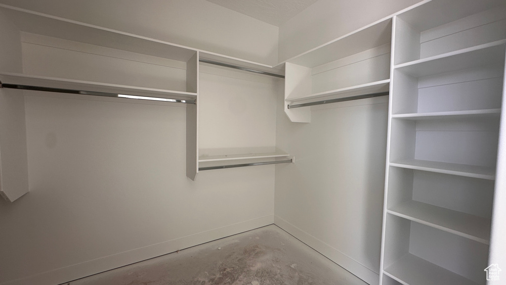 View of spacious closet