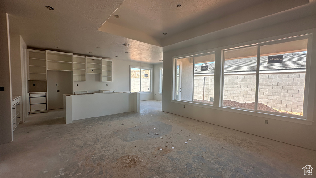 View of unfurnished living room