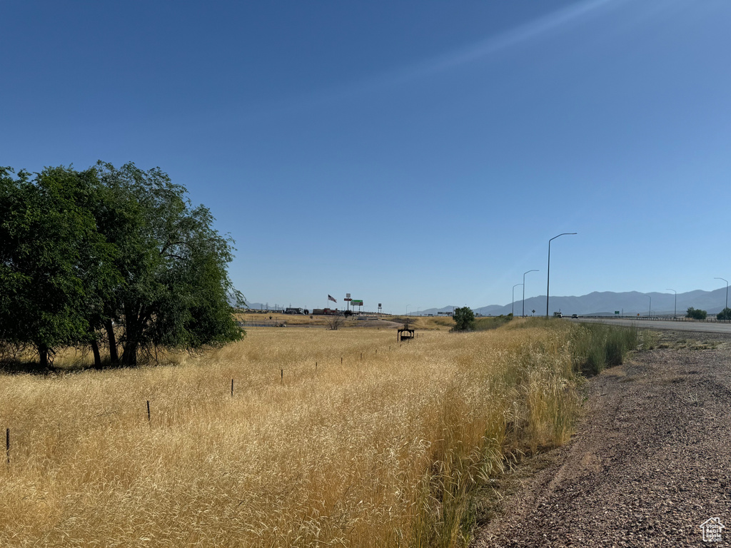 View of road featuring a mountain view