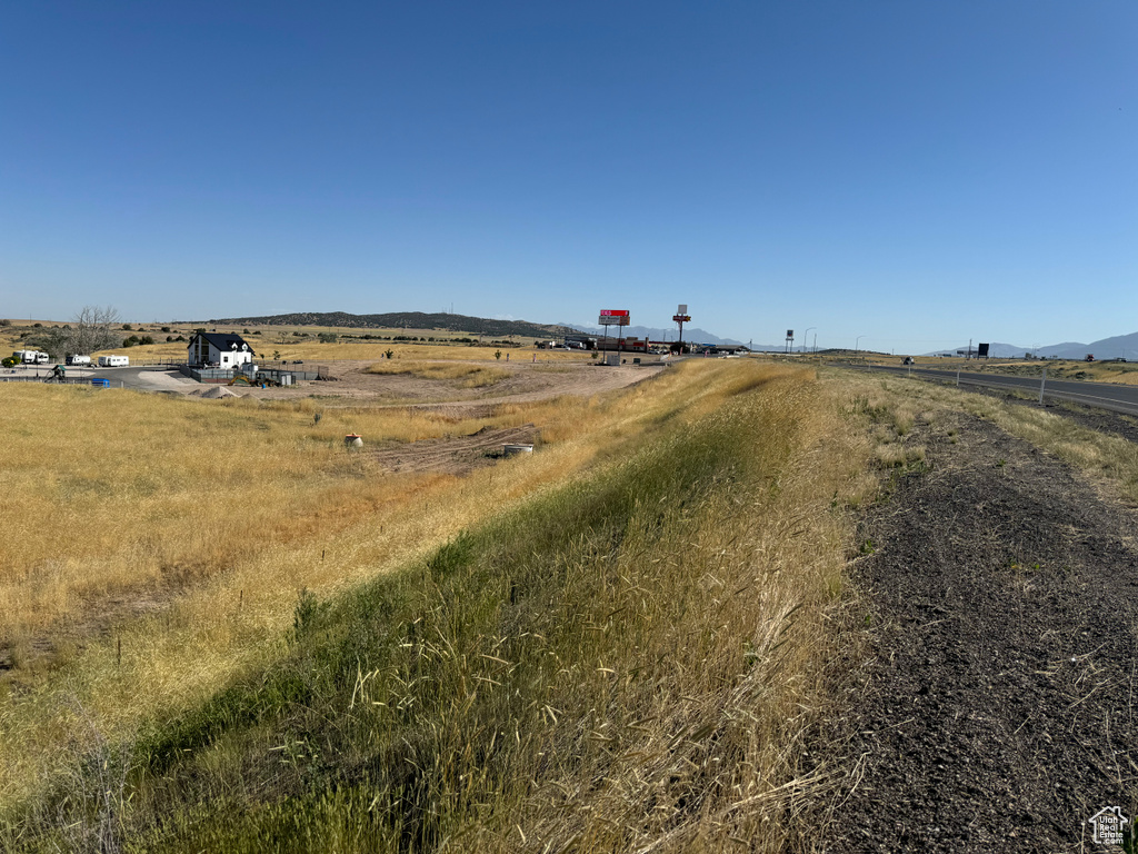 View of street with a rural view