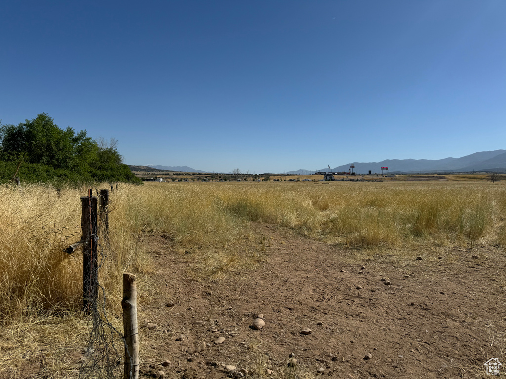 View of nature with a mountain view and a rural view