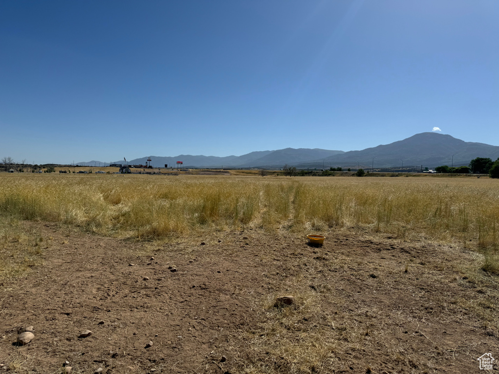 View of mountain feature featuring a rural view