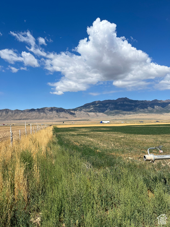 Mountain view with a rural view