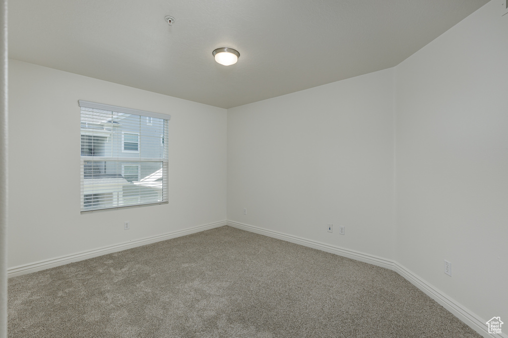 Unfurnished room featuring carpet floors