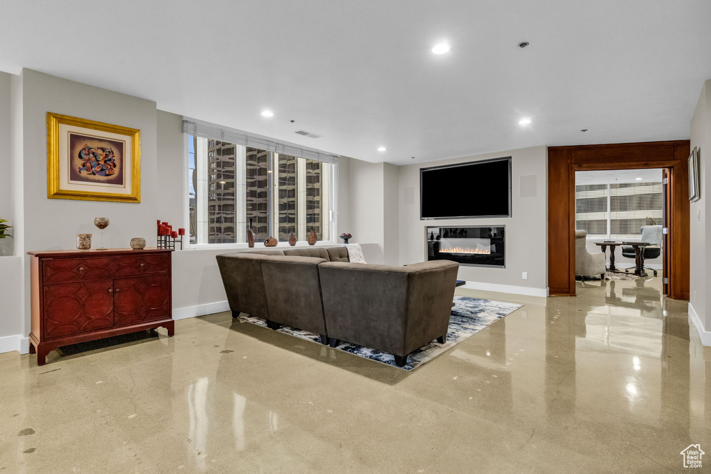 View of living room