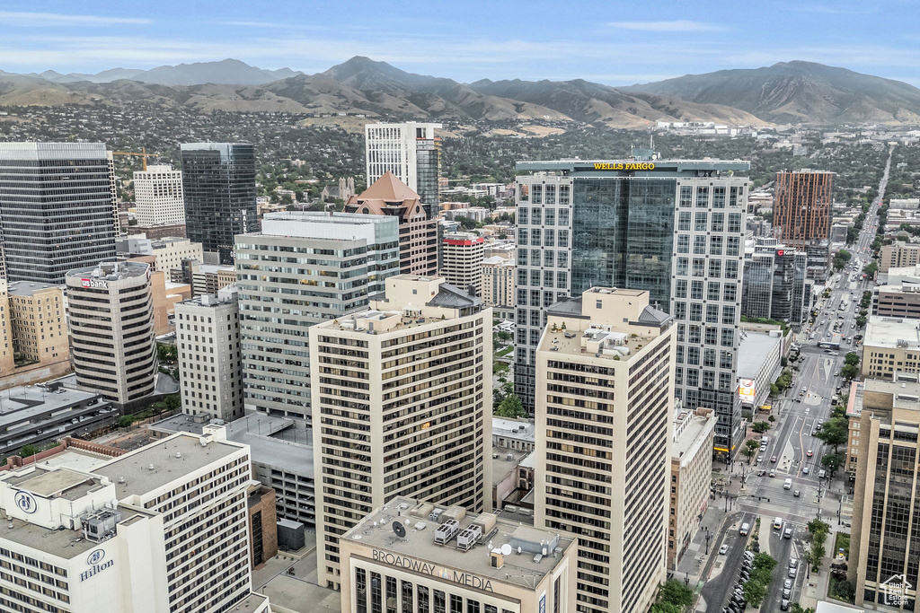 City view with a mountain view