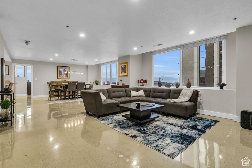 View of living room