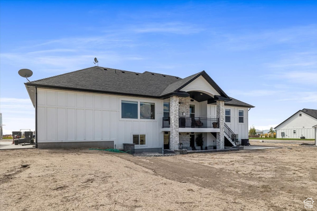 View of rear view of house