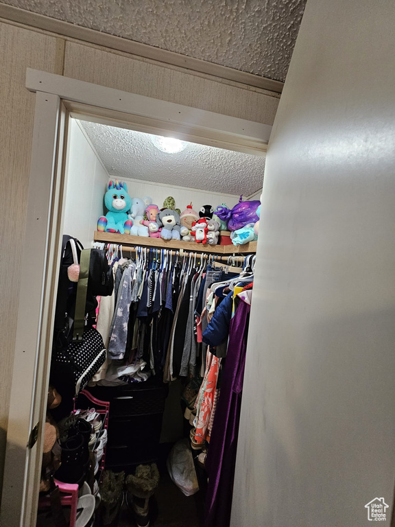 View of spacious closet