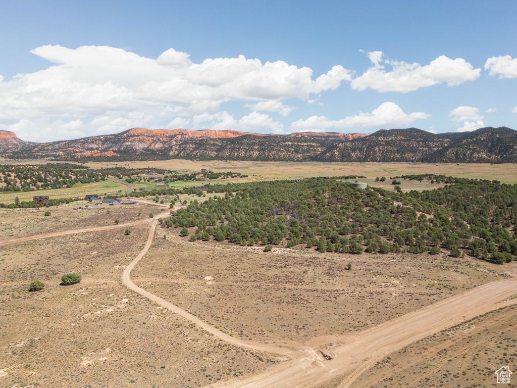 Property view of mountains featuring a rural view