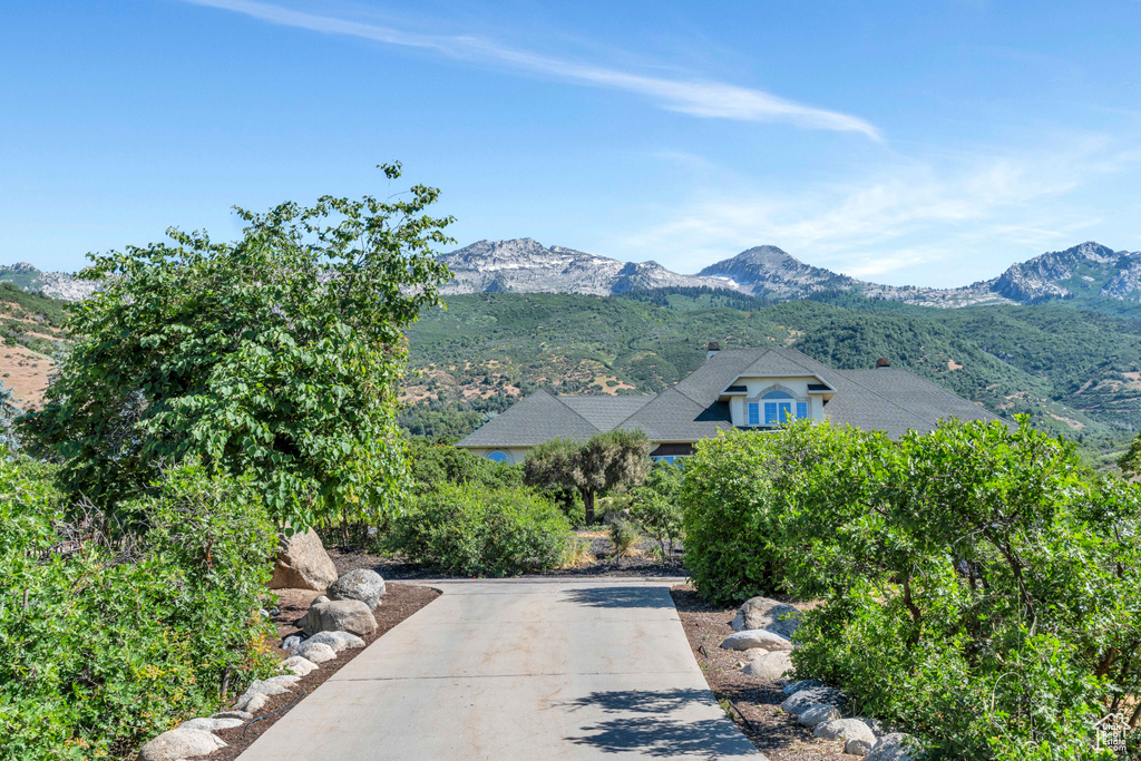 View of property view of mountains