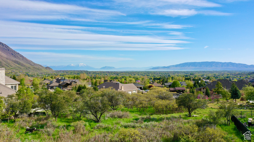 View of property view of mountains