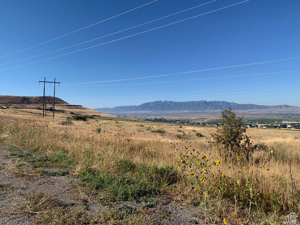 Mountain view featuring a rural view