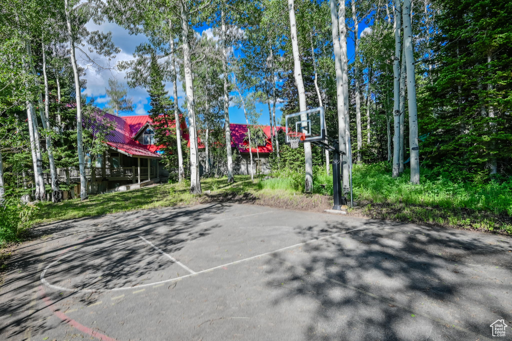 View of sport court