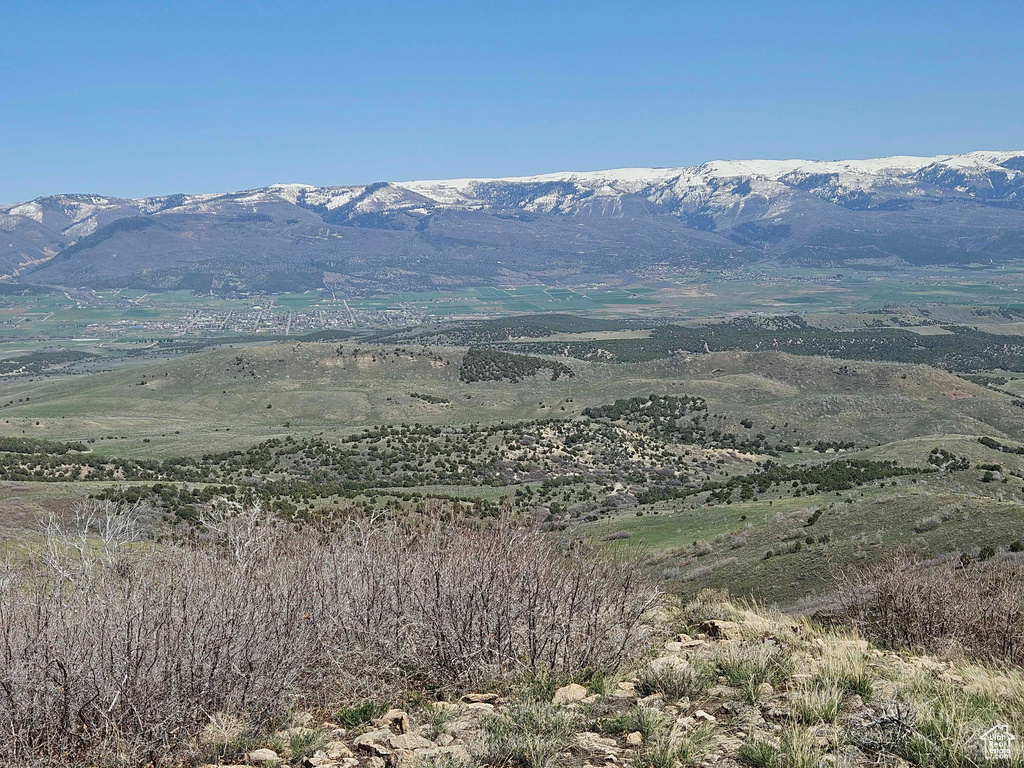 View of mountain backdrop
